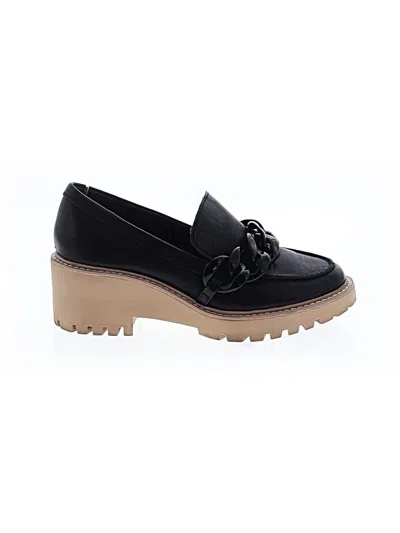 Pre-owned Dolce Vita Flats In Black