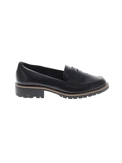 Pre-owned Dolce Vita Flats In Black