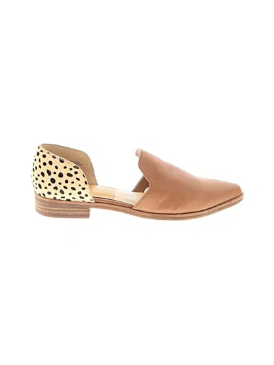 Pre-owned Dolce Vita Flats In Brown
