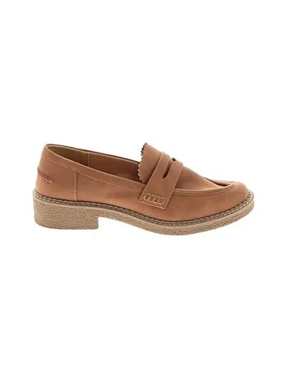 Pre-owned Dolce Vita Flats In Brown