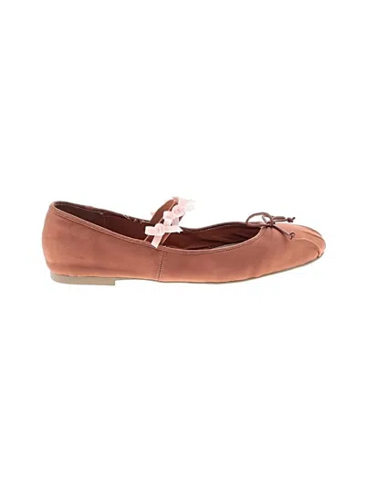 Pre-owned Dolce Vita Flats In Brown