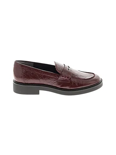 Pre-owned Dolce Vita Flats In Burgundy
