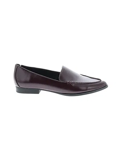 Pre-owned Dolce Vita Flats In Burgundy