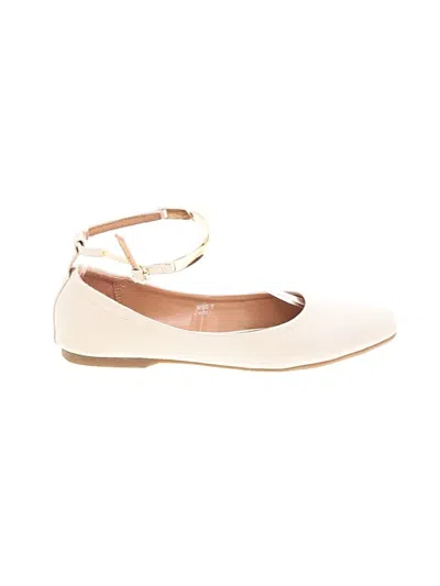 Pre-owned Dolce Vita Flats In Ivory