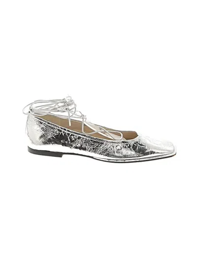 Pre-owned Dolce Vita Flats In Silver