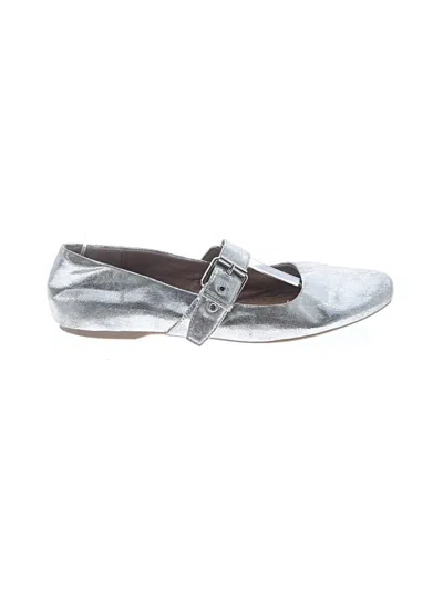 Pre-owned Dolce Vita Flats In Silver