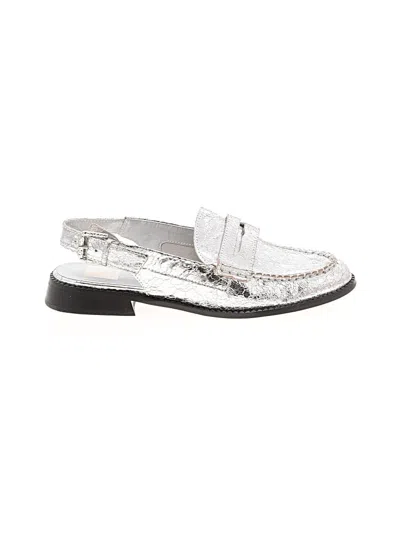 Pre-owned Dolce Vita Flats In Silver