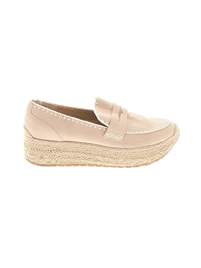 Pre-owned Dolce Vita Flats In Tan