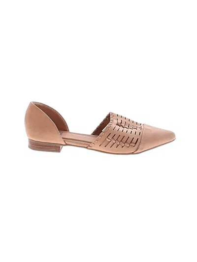 Pre-owned Dolce Vita Flats In Tan