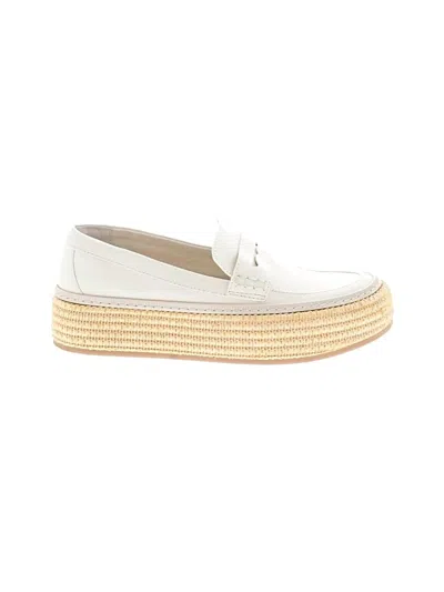 Pre-owned Dolce Vita Flats In White