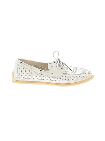 Pre-owned Dolce Vita Flats In White