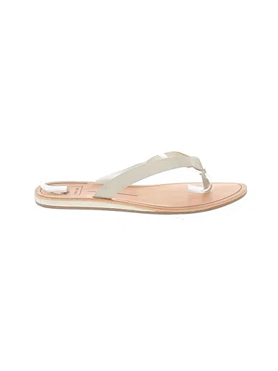 Pre-owned Dolce Vita Flip Flops In Ivory