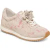 Dolce Vita Floral Sneaker In Pink