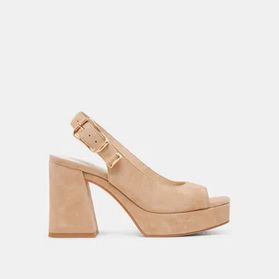 Dolce Vita Flores Heels Bamboo Suede