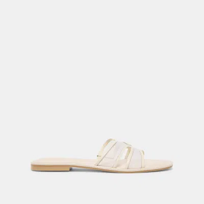 Dolce Vita Flori Sandals Off White Mesh