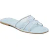 Dolce Vita Flori Slide Sandal In Blue