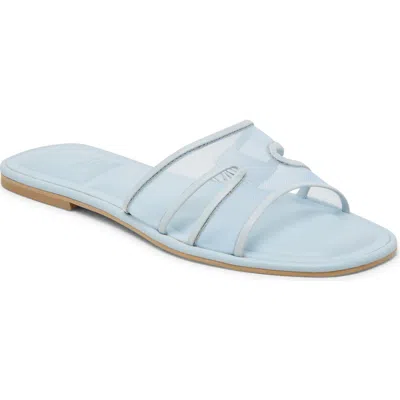 Dolce Vita Flori Slide Sandal In Blue