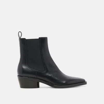Dolce Vita Foster Booties Black Leather