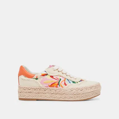 Dolce Vita Fredy Sneakers Floral Multi Canvas