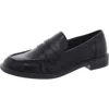 Dolce Vita Freyr Womens Faux Leather Slip-on Loafers In Black