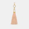 Dolce Vita Fringe Tassel Bag Charm Camel