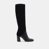 Dolce Vita Fynn Boots Black Multi Embossed Leather In Black