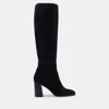 Dolce Vita Fynn Boots Black Suede In Black