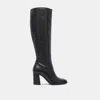 Dolce Vita Fynn Wide Calf Boots Onyx Leather