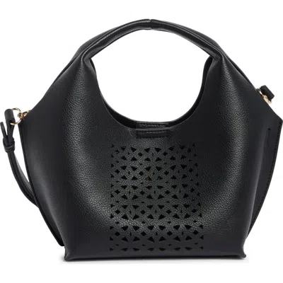 Dolce Vita Galen Cutout Faux Leather Handbag In Black