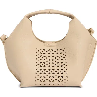 Dolce Vita Galen Cutout Faux Leather Handbag In Brown