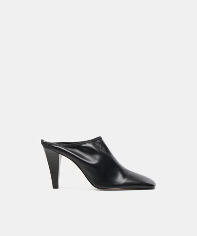 Dolce Vita Geene Mules In Black Leather Size 6 By