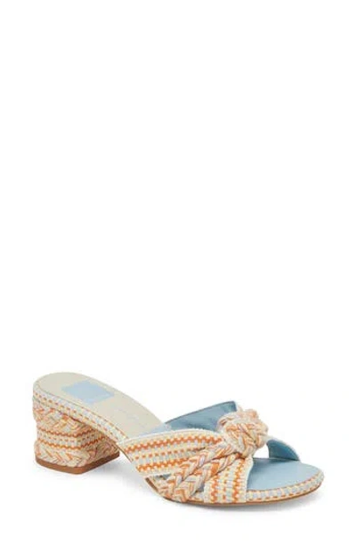 Dolce Vita Genero Woven Sandal In Pastel Multi Woven