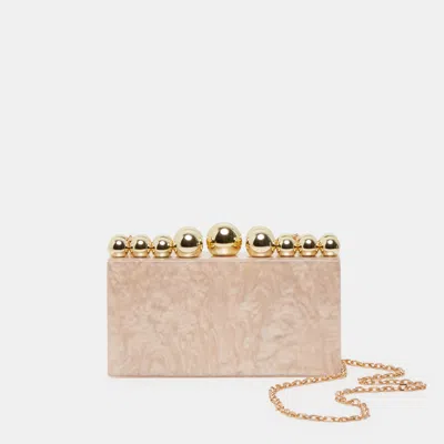Dolce Vita Gerry Clutch Beige Pearl Acrylic