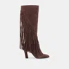 Dolce Vita Giano Boots Mahogany Suede In Brown