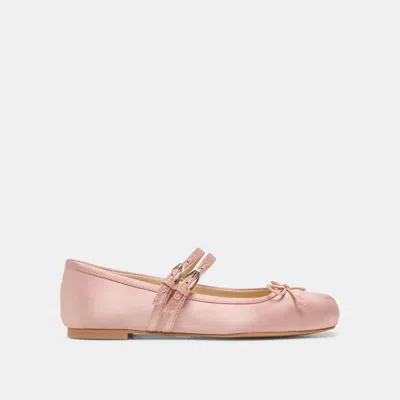 Dolce Vita Gibsen Ballet Flats Blush Satin