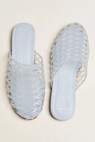Dolce Vita Gina Woven Jelly Mules In Blue