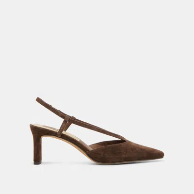 Dolce Vita Ginay Heels Dk Brown Suede