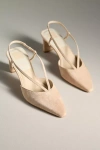 Dolce Vita Ginay Pointed-toe Slingback Heels In Neutral
