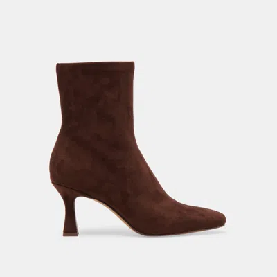 Dolce Vita Glamor Boots Dk Brown Stella Suede