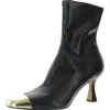 Dolce Vita Glamor Womens Metallic Faux Leather Booties