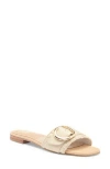 Dolce Vita Grecia Slide Sandal In Ivory Leather