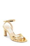 Dolce Vita Gwin Ankle Strap Sandal In Gold