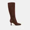 Dolce Vita Gyra Extra Wide Calf Boots Dk Brown Suede