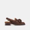 Dolce Vita Hamlit Plush Loafers Dk Brown Suede In Brown