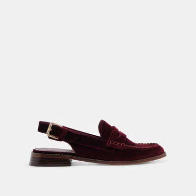 Dolce Vita Hardi Loafers Wine Velvet