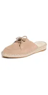 Dolce Vita Hatie Boat Shoe Mules Bamboo Suede In Bamboo Suede