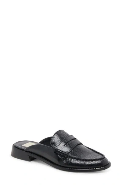 Dolce Vita Havan Loafer Mule In Midnight Crinkle Patent