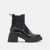 Dolce Vita Hawk H20 Wide Booties Midnight Crinkle Patent