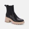 Dolce Vita Hawk H2o Booties Black Leather