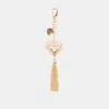 Dolce Vita Heart Tassel Bag Charm Gold In Gold